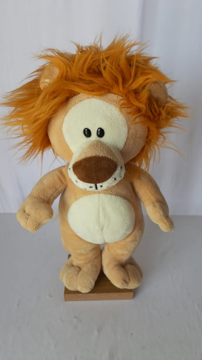 Leão Pelúcia P Safari - Boutique festa locações 