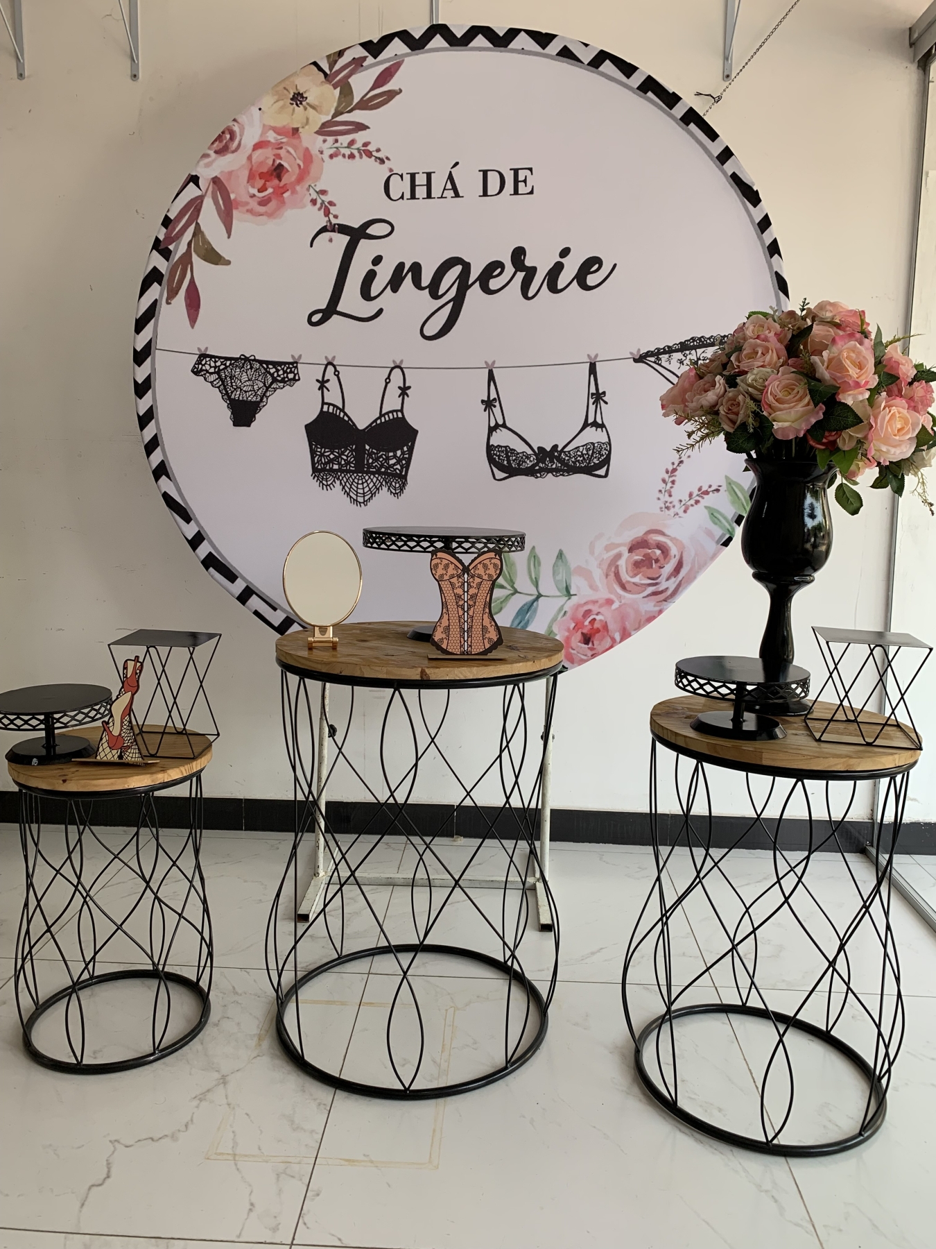 Chá de Lingerie - Boutique festa locações 