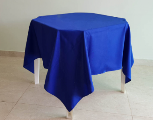 Forro Quadrado 1,50 X 1,50 Azul Royal - Boutique festa locações 