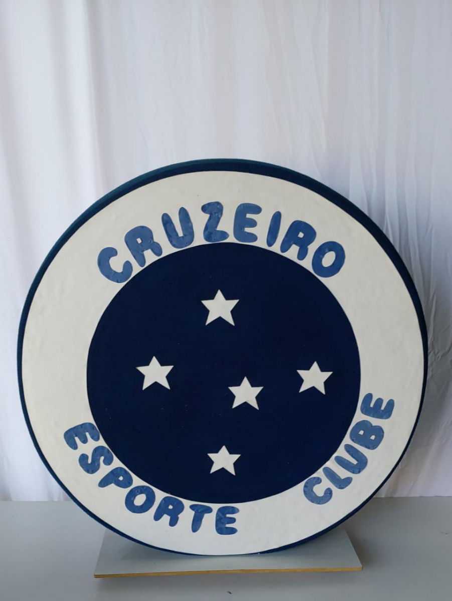 Escudo Cruzeiro Espuma - Boutique festa locações 
