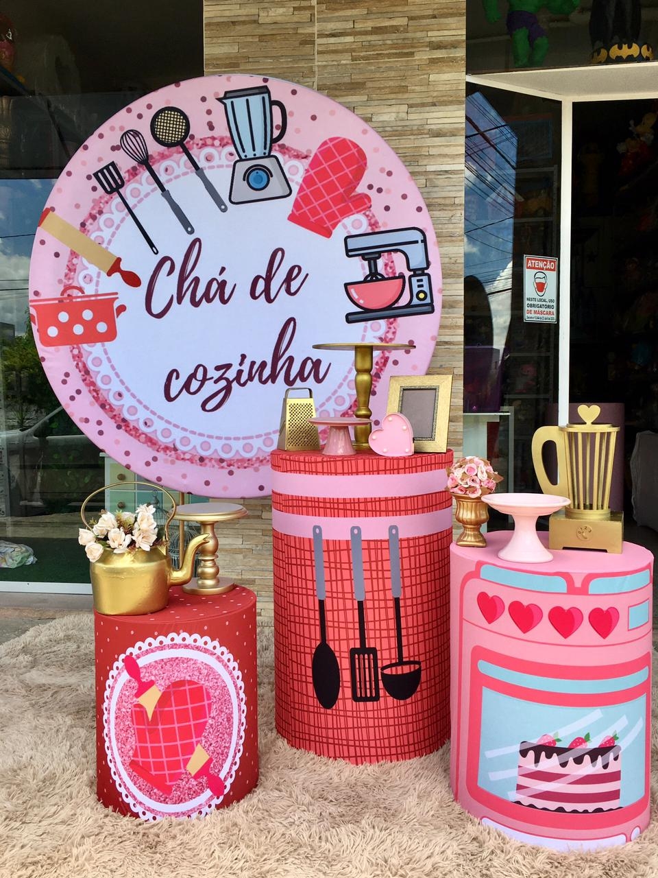 Chá de Cozinha / Chá de Panela - Boutique festa locações 