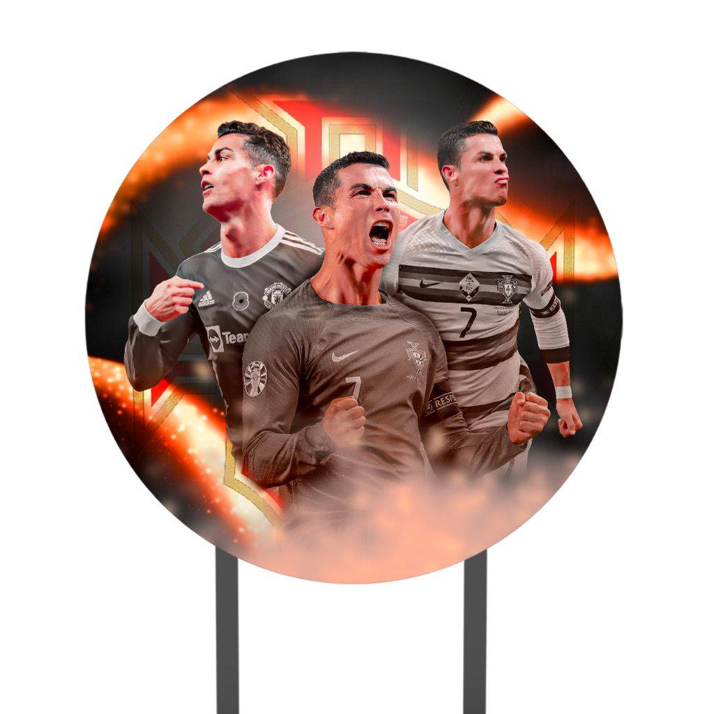 Capa Painel Cristiano Ronaldo 1,50M - Boutique festa locações 