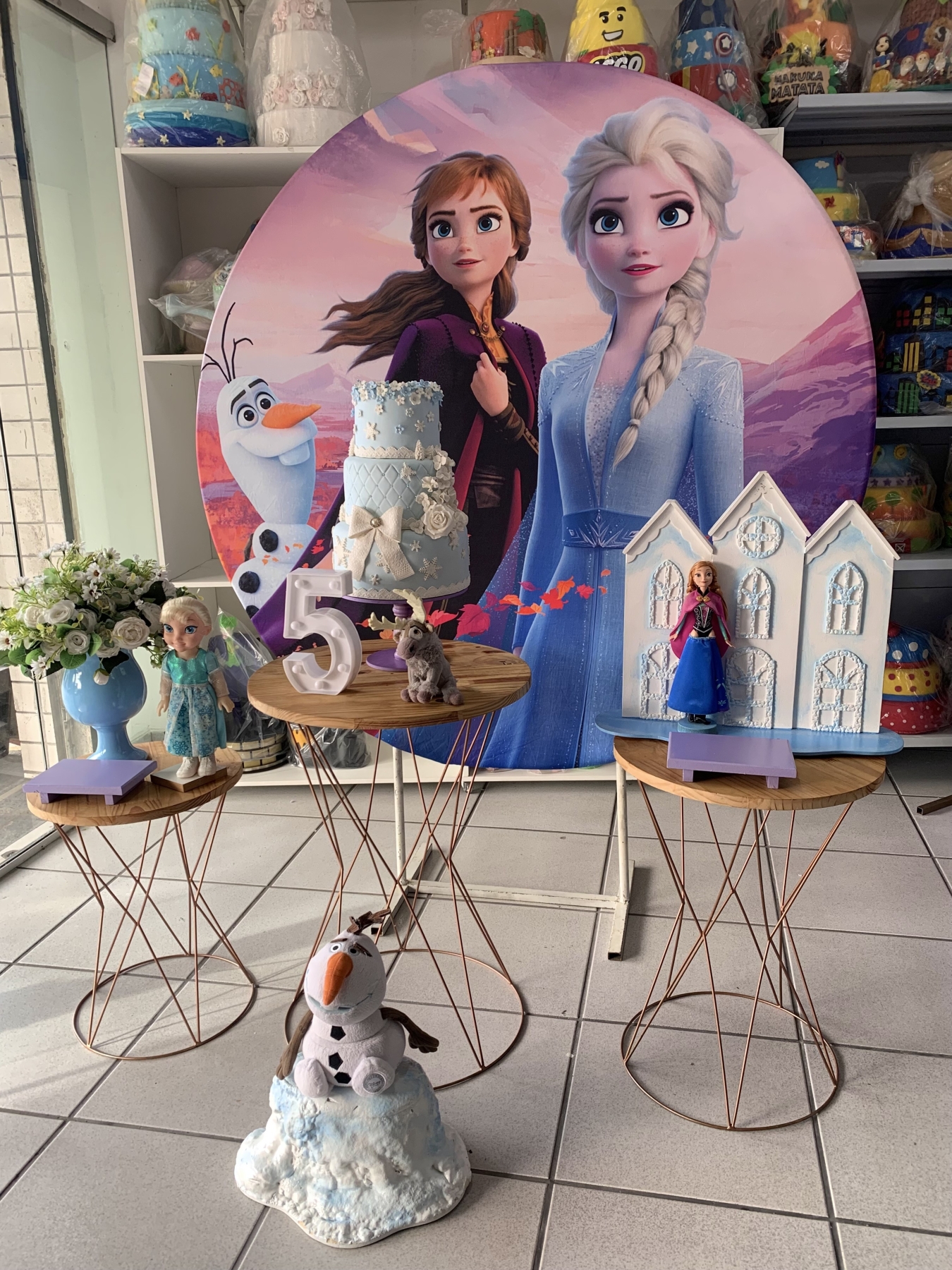 Frozen - Boutique festa locações 
