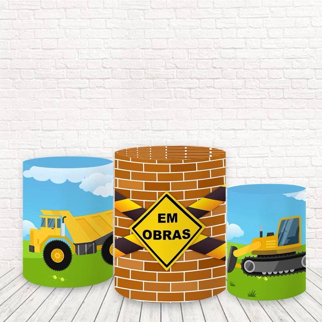 Trio Capa de Cilindro Trator/Construtor/Caminhâo - Boutique festa locações 