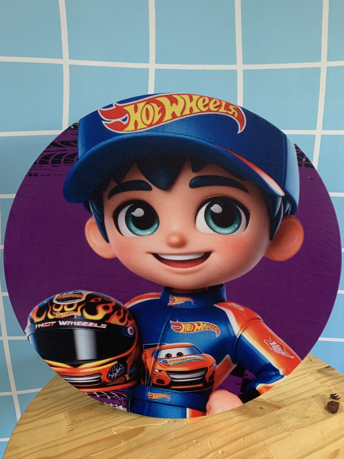 Capa Painel Hotwheels Menino 50Cm - Boutique festa locações 