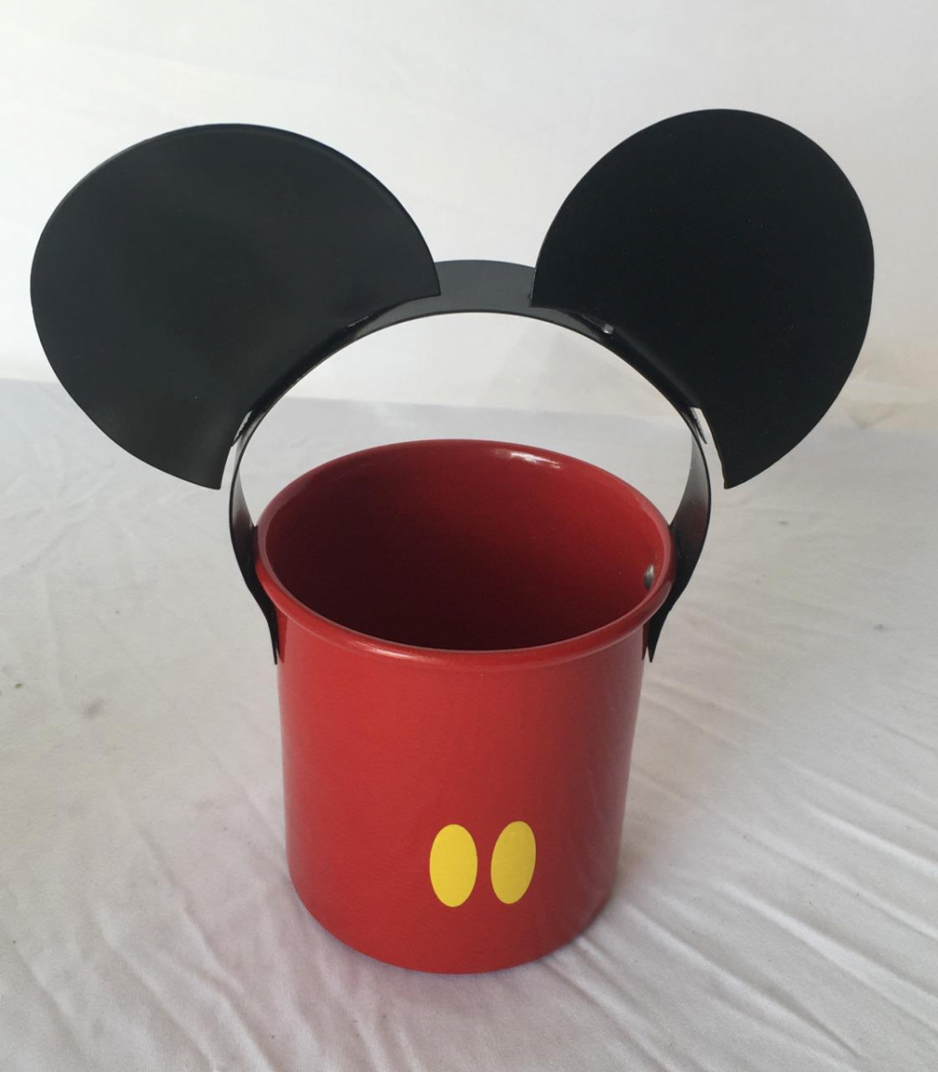 Cachepo Mickey Aluminio - Boutique festa locações 