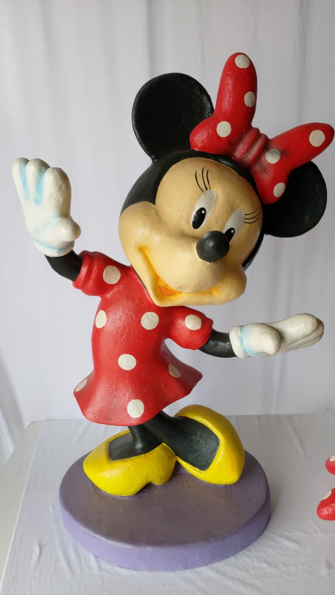 Minnie Vermelha Fibra - Boutique festa locações 