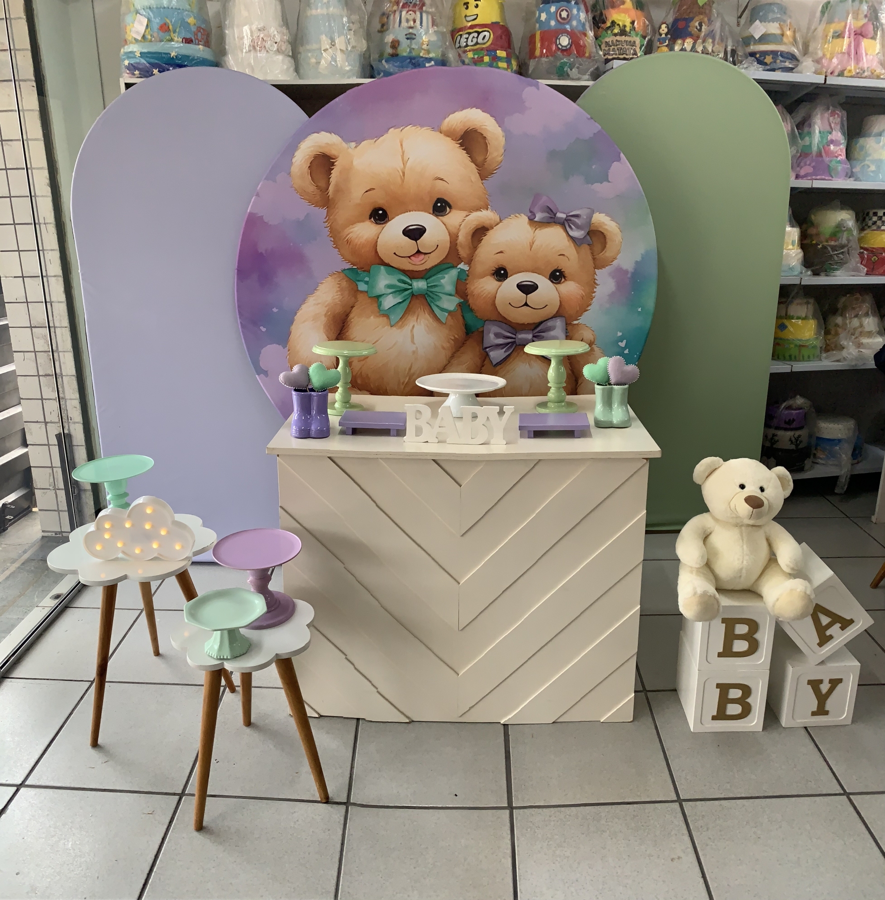 Chá Revelação - Boutique festa locações 