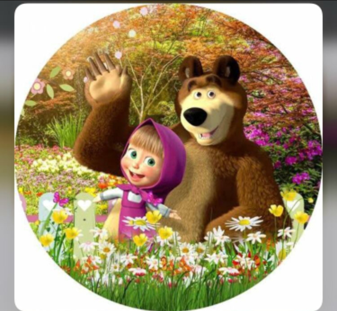Capa Painel Masha E O Urso 1,50M - Boutique festa locações 
