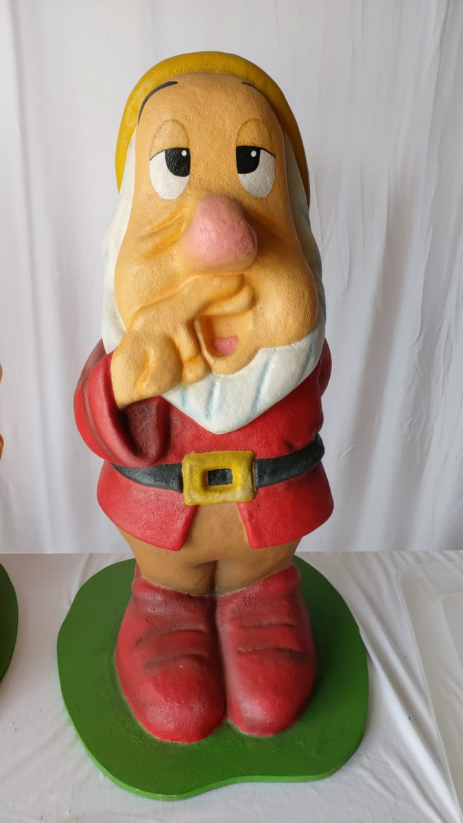 Anão Fibra Branca de Neve  Atchim - Boutique festa locações 