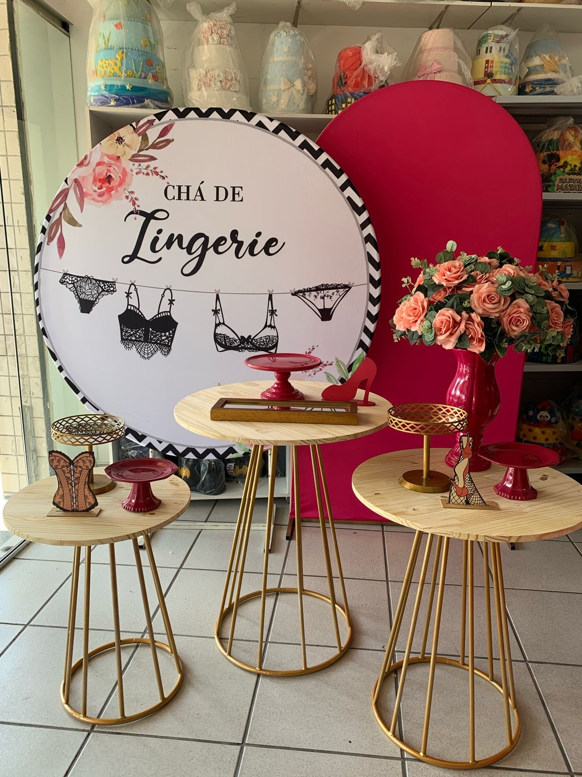 Chá de Lingerie - Boutique festa locações 
