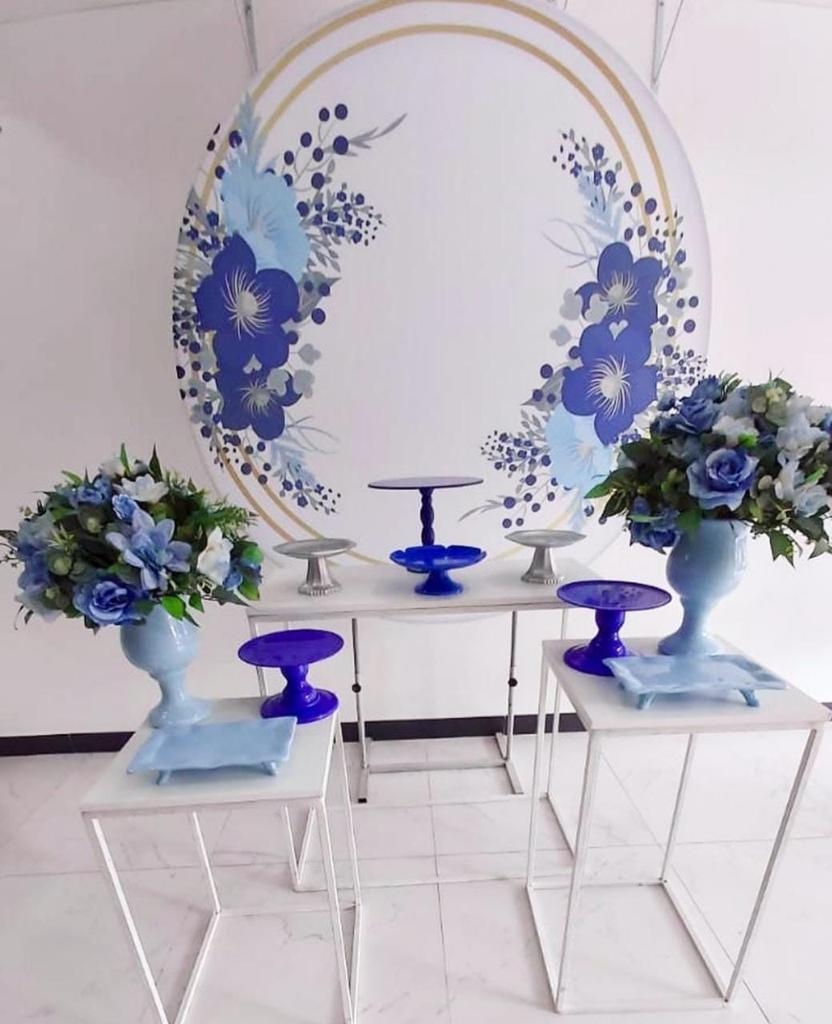 Floral Azul - Boutique festa locações 