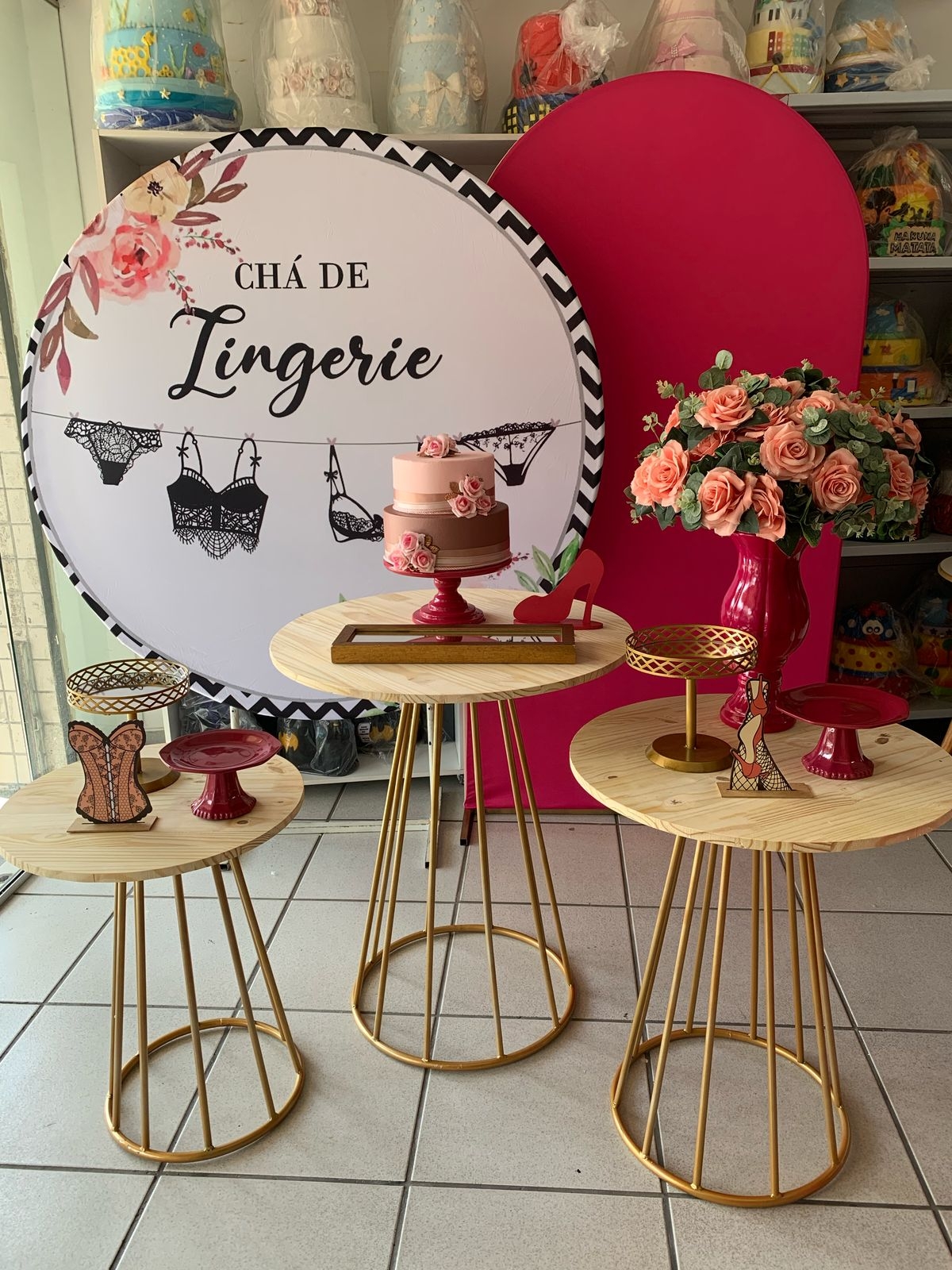Chá de Lingerie - Boutique festa locações 
