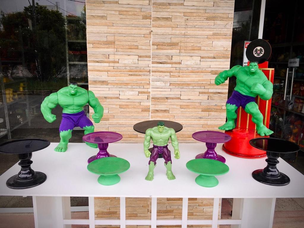Kit Mesa Hulk - Boutique festa locações 
