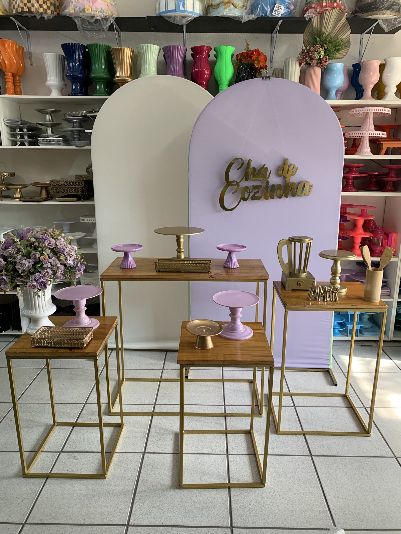 Chá de Cozinha - Boutique festa locações 