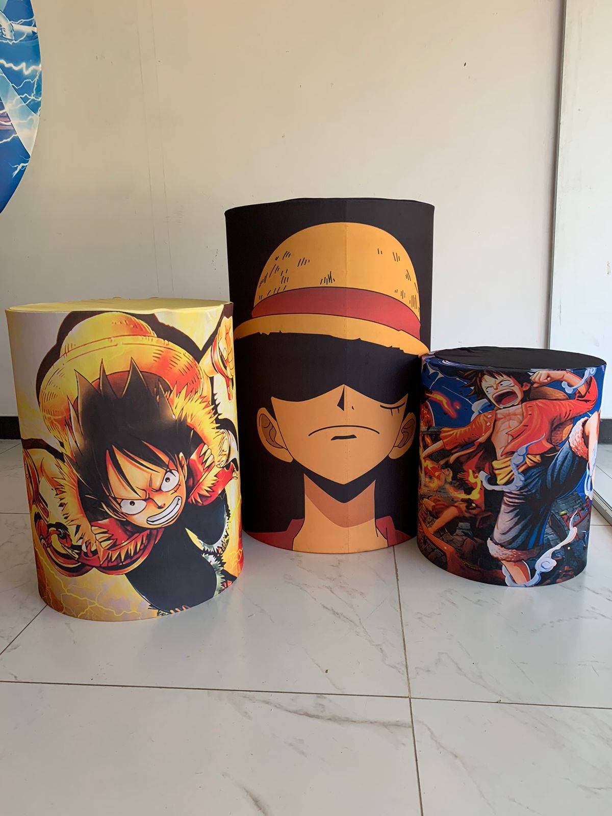 Trio Capa de Cilindro One Piece - Boutique festa locações 