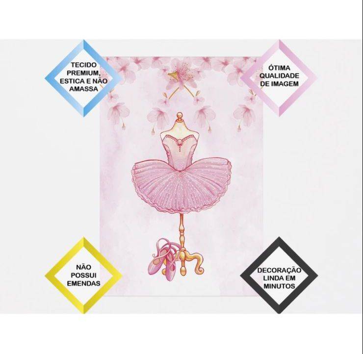 Capa Painel Lateral Corpo Bailarina - Boutique festa locações 