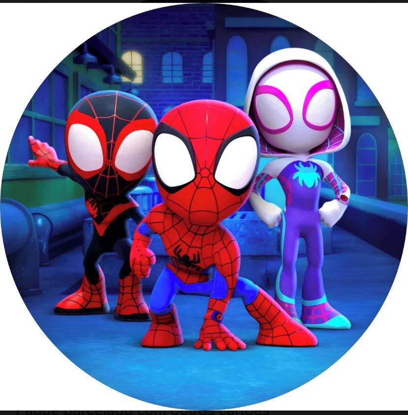 Capa Painel Spidey  E Seus Amigos - Boutique festa locações 