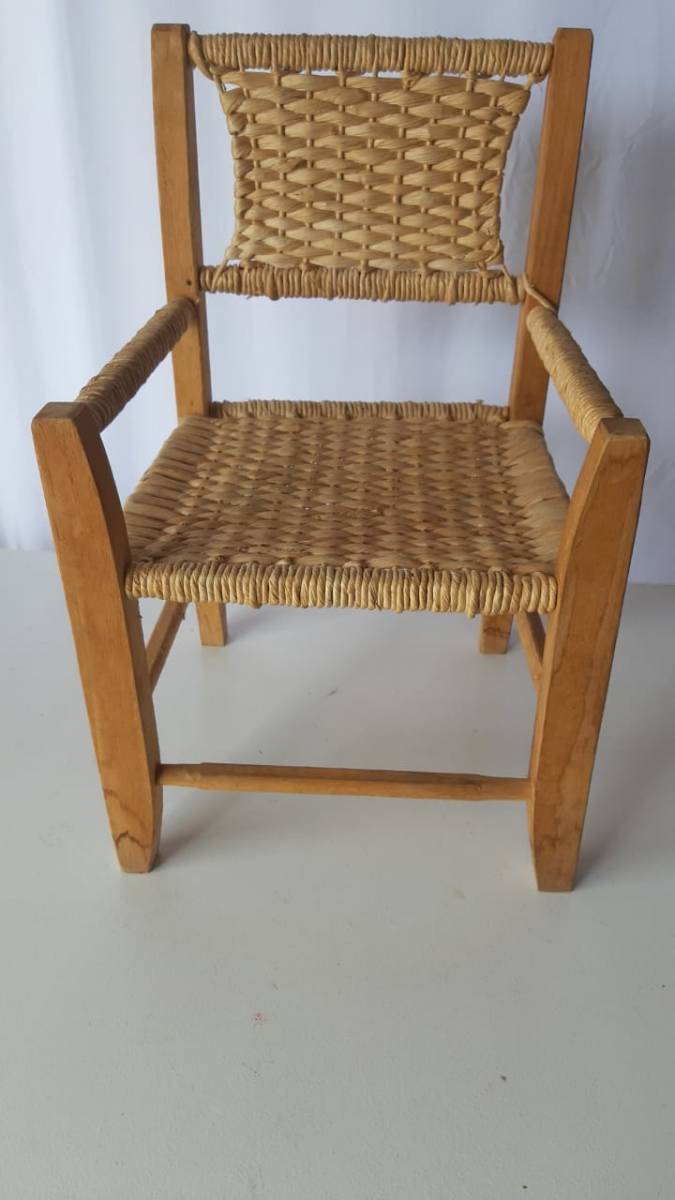 Cadeira de Palha Fazendinha - Boutique festa locações 