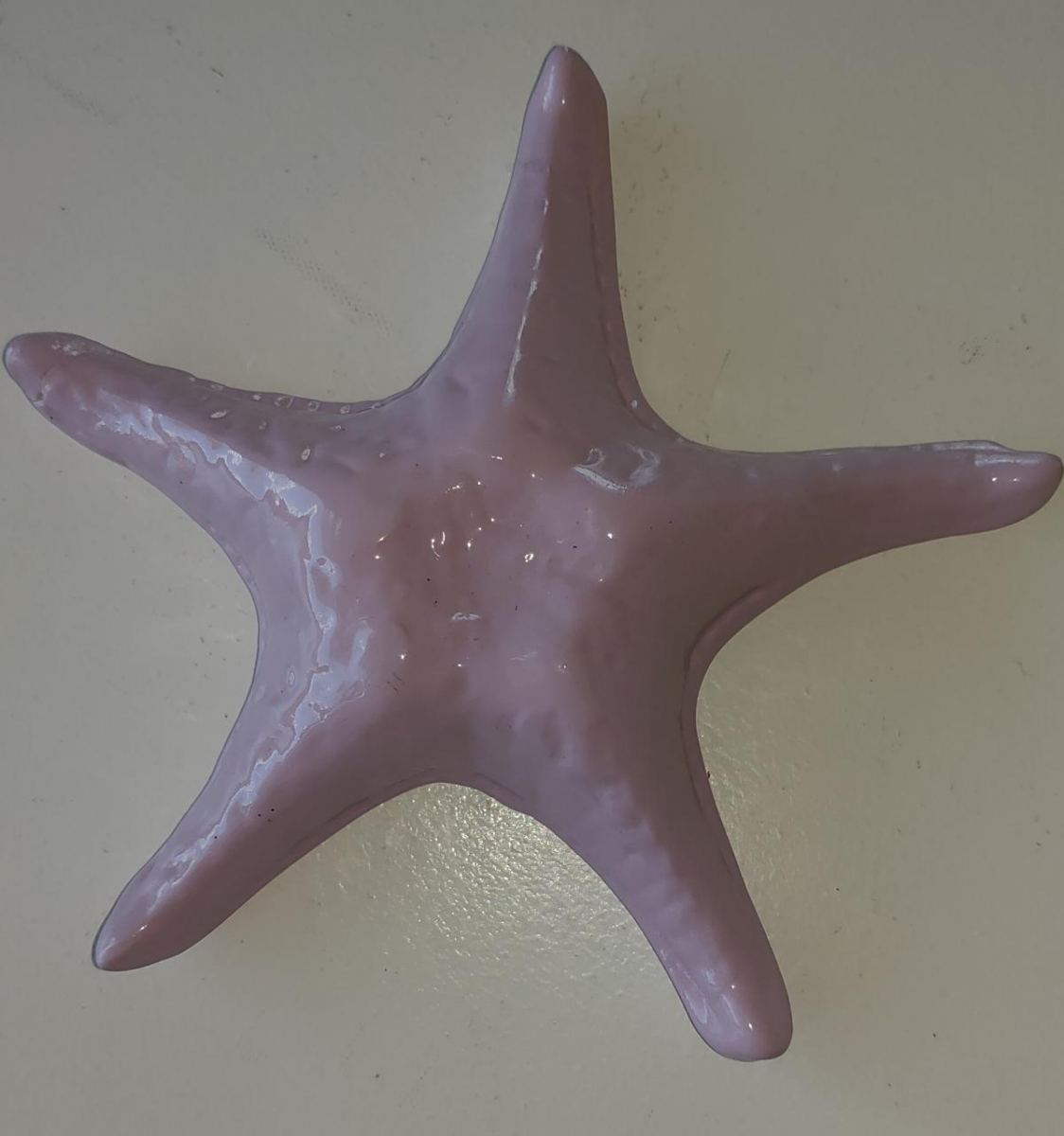 Estrela P Porcelana Lilás  Sereia  Fundo Do Mar - Boutique festa locações 
