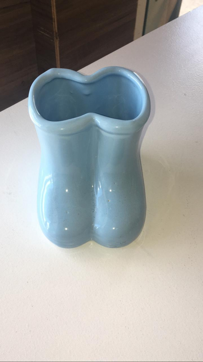 Botinha Azul Candy Porcelana - Boutique festa locações 