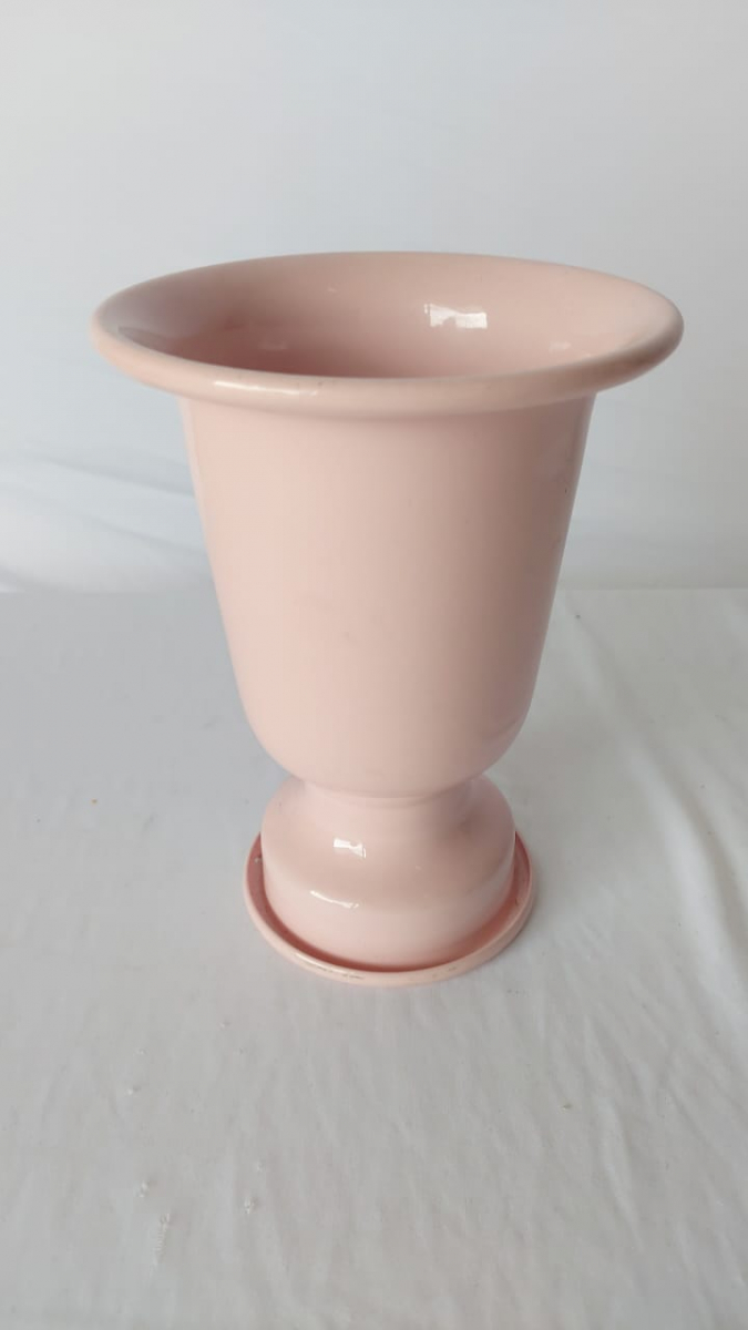 Vaso Rosa Candy Alumínio - Boutique festa locações 