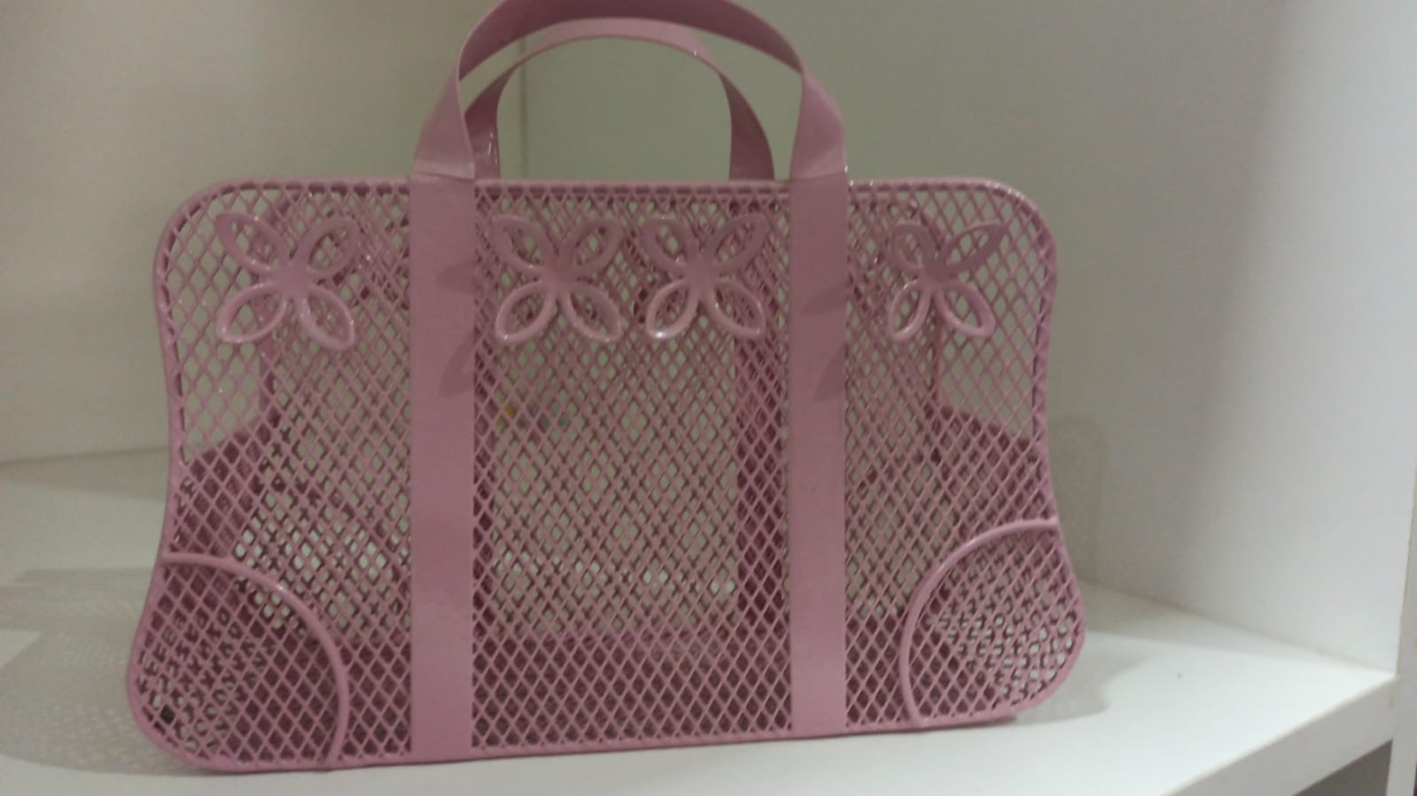 Bolsa Rosa Jardim - Boutique festa locações 