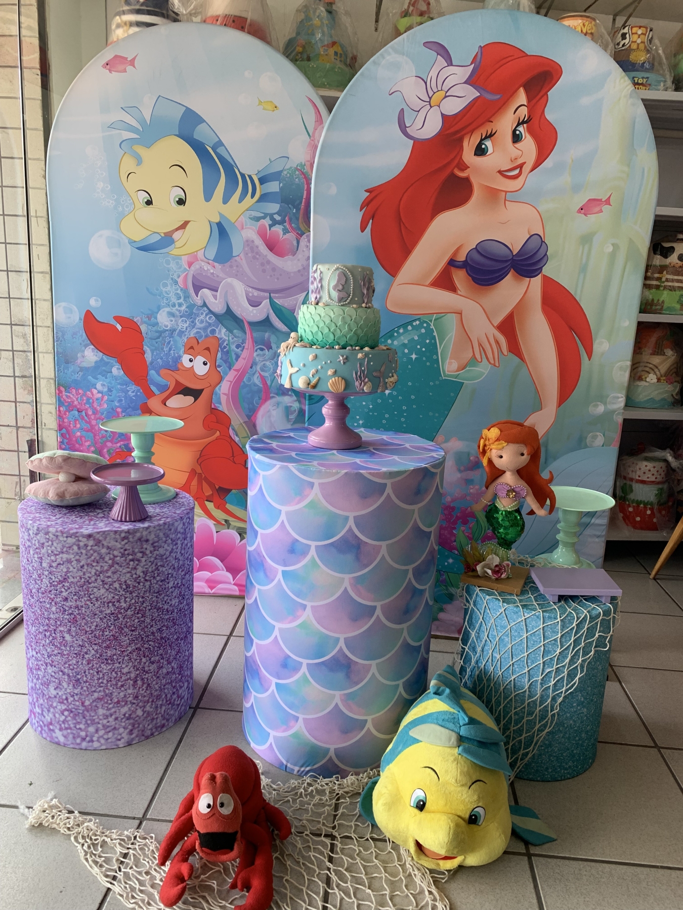 Sereia Ariel 9 - Boutique festa locações 