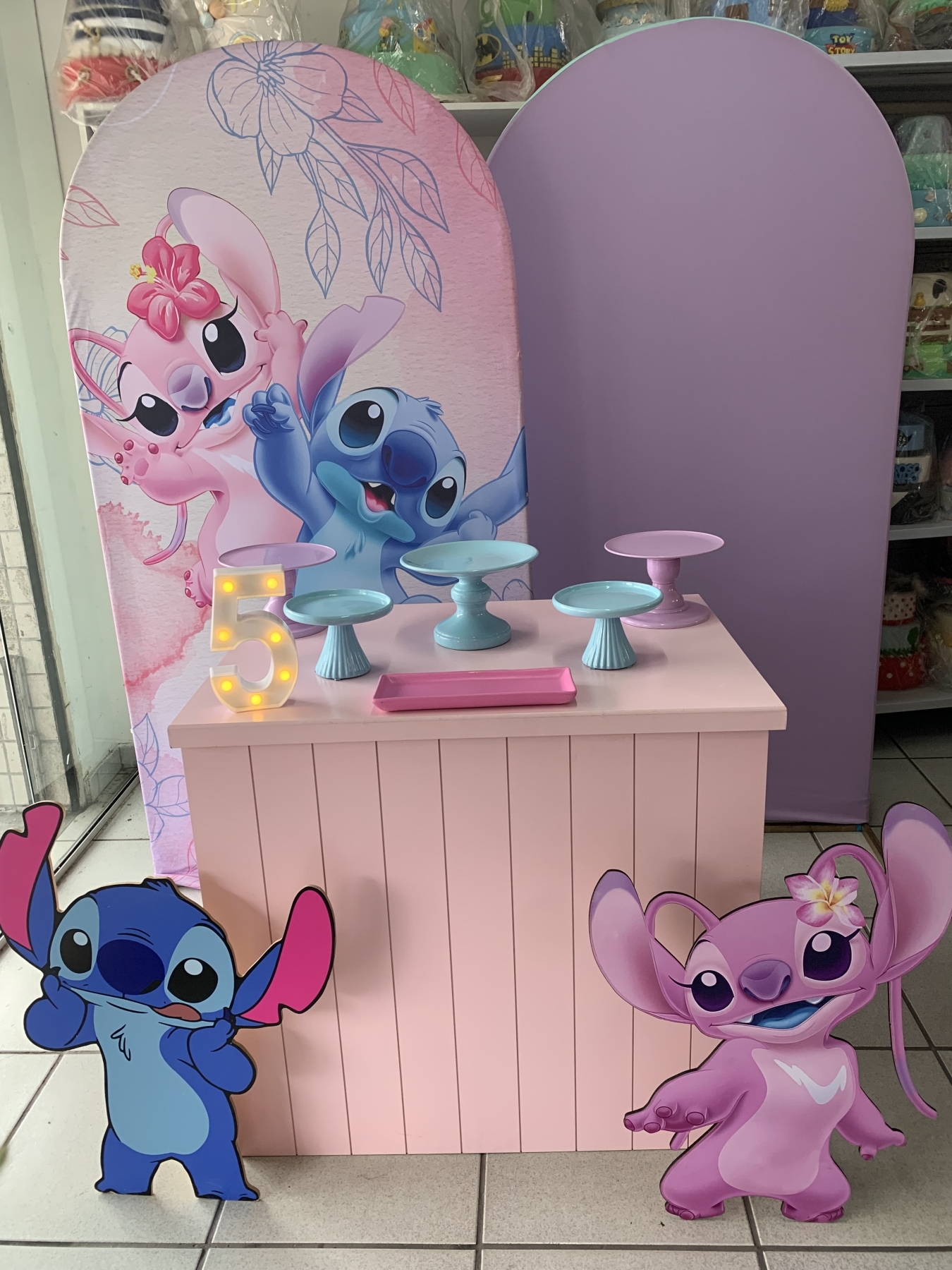 Stitch E Angel - Boutique festa locações 