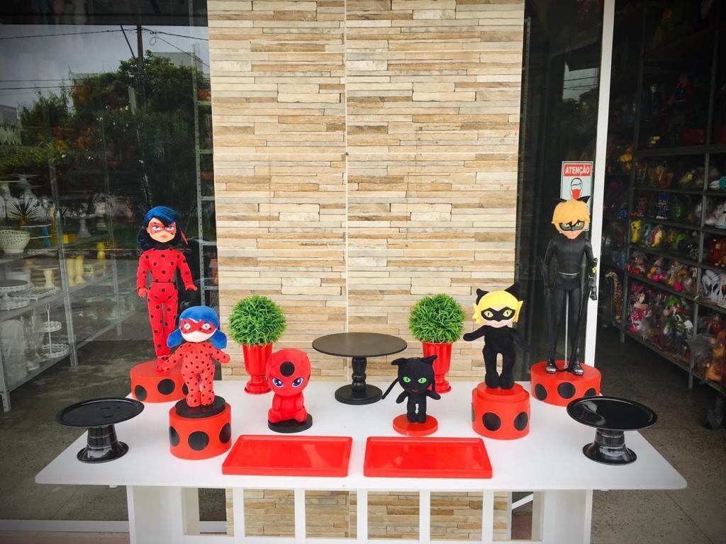 Kit Bandejas Miraculous - Boutique festa locações 