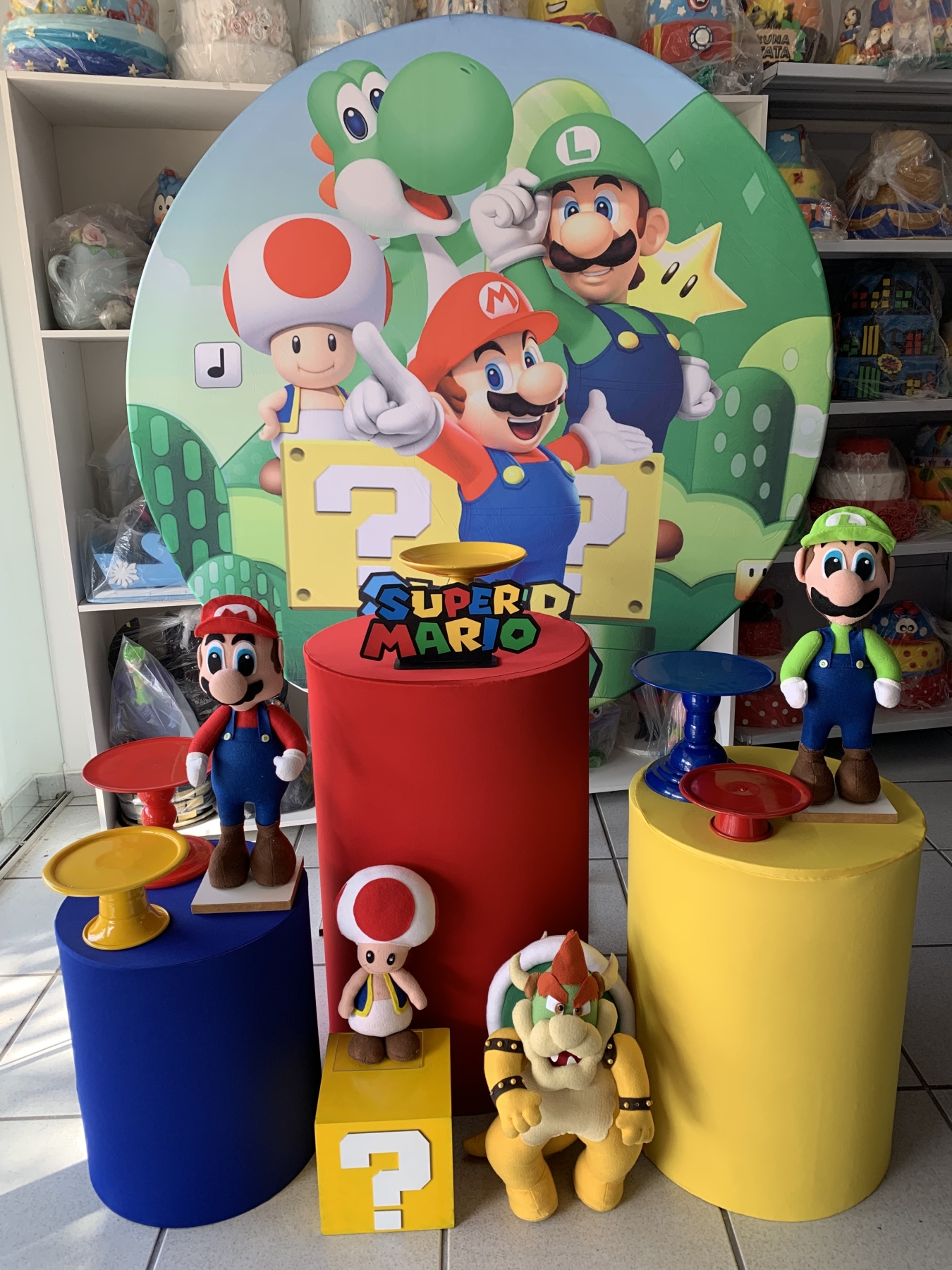 Super Mario - Boutique festa locações 