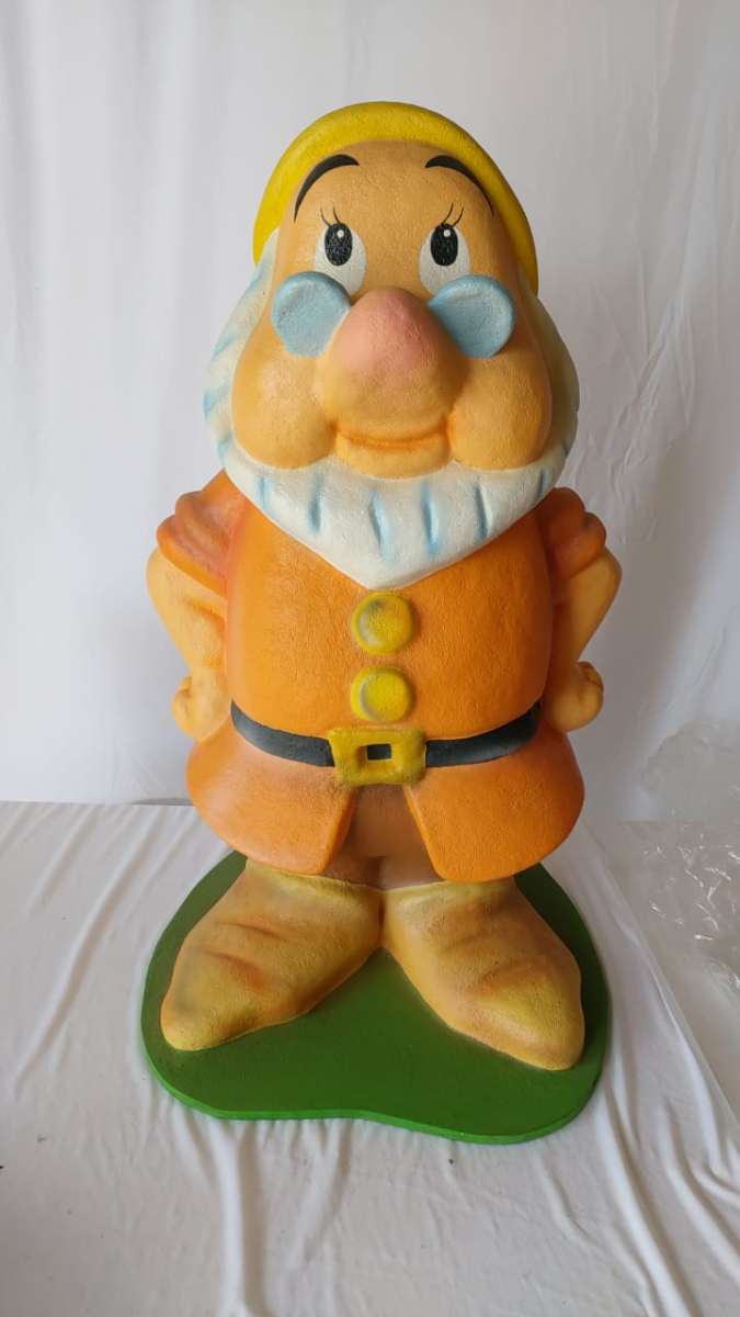 Anão Fibra Branca de Neve  Mestre - Boutique festa locações 