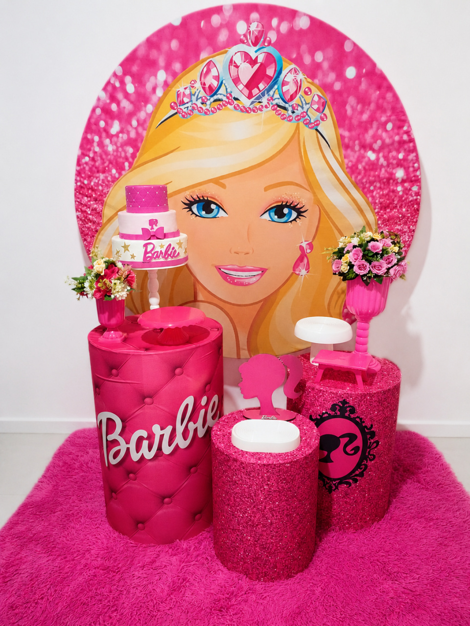 Kit Prata 1 Barbie - Somathe festas 