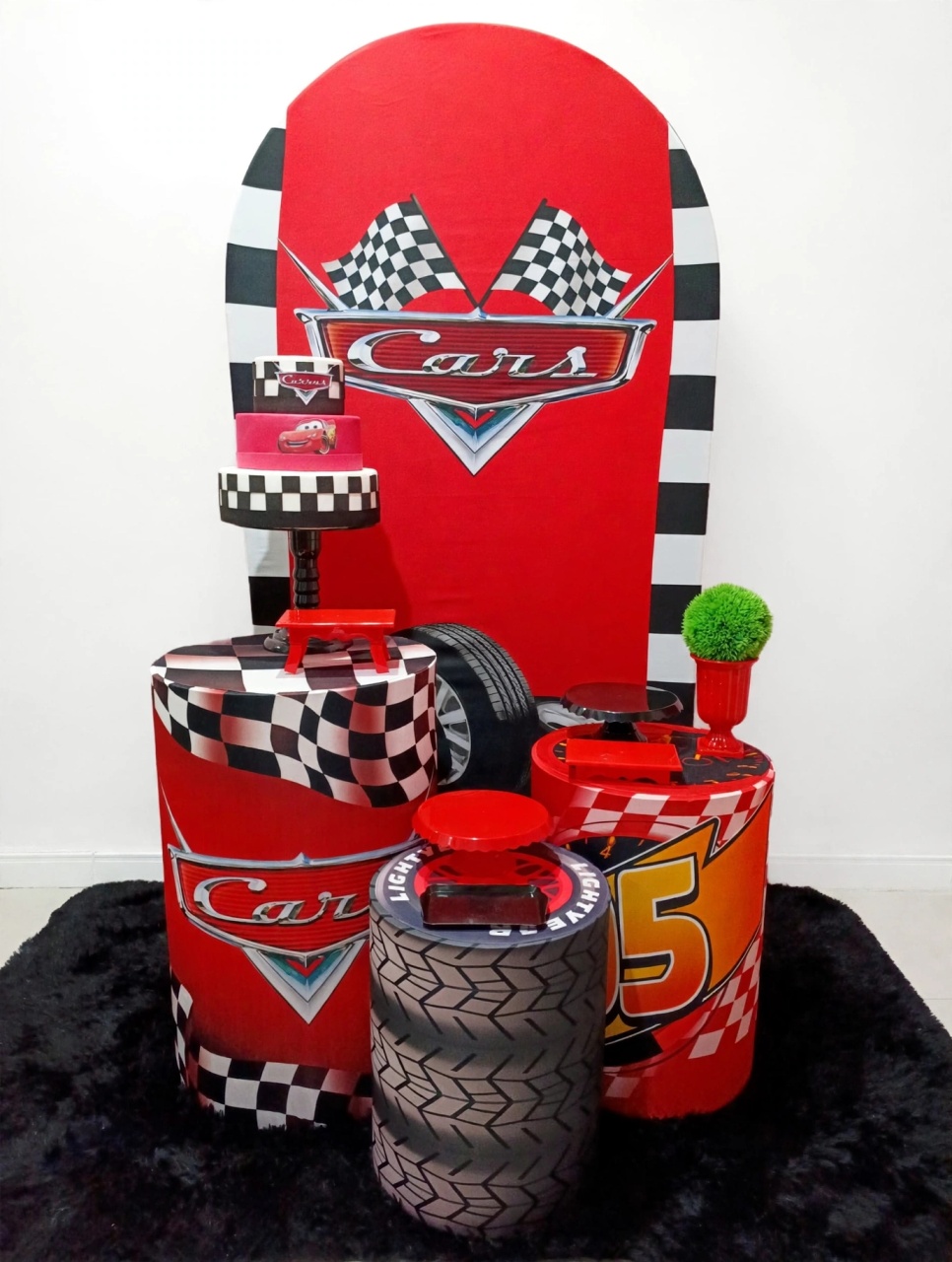 Kit Prata 2 Carros - Somathe festas 