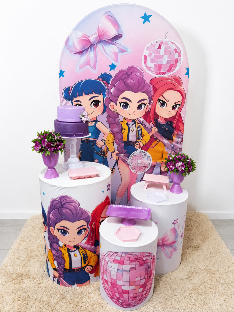 Kit Prata 1 Huntrix - Somathe festas 