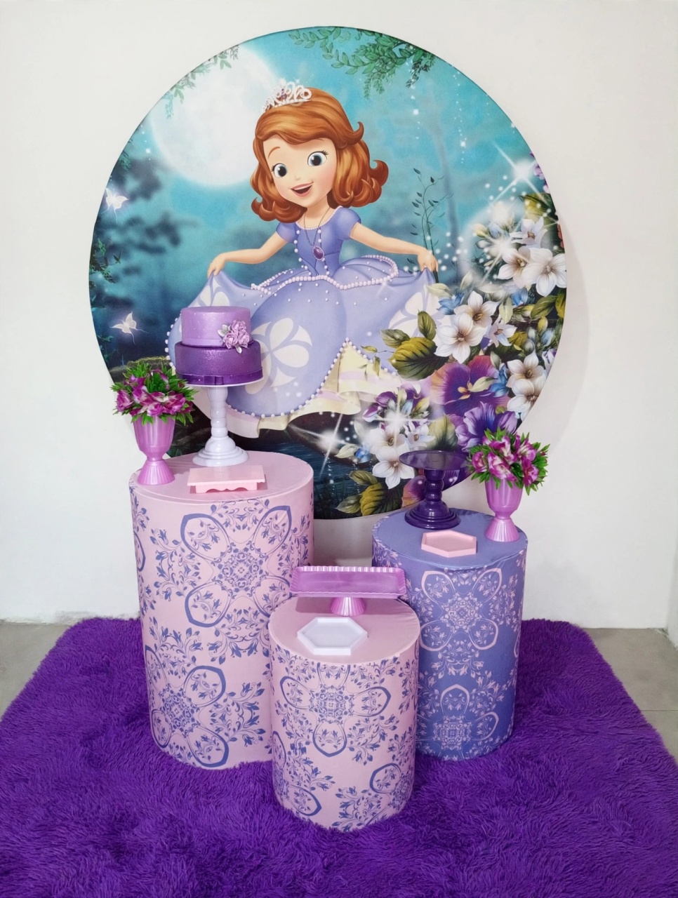 Kit Prata 1 Princesa Sophia - Somathe festas 
