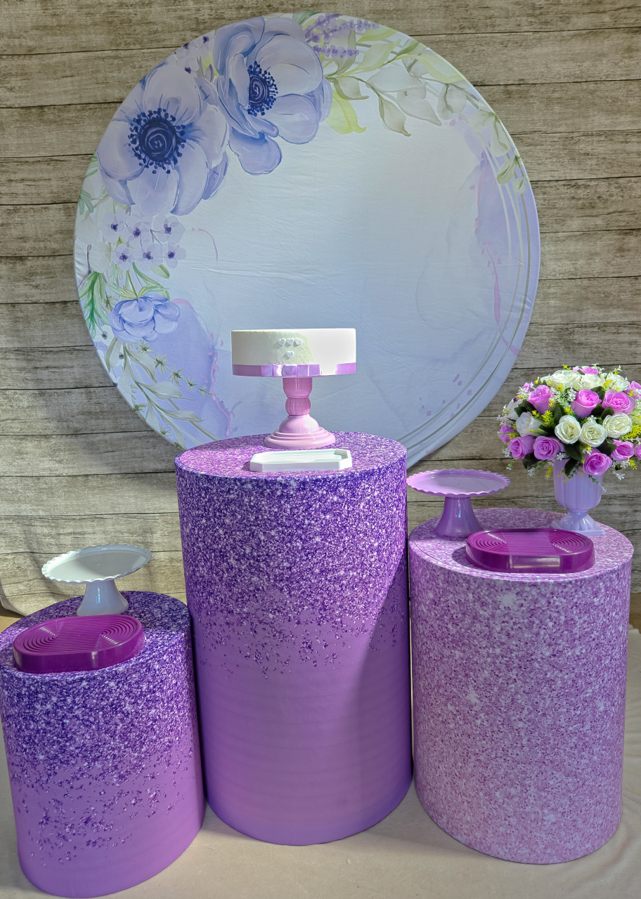 Confete Lilás - Kit Promocional - Anelan Artes e Decorações
