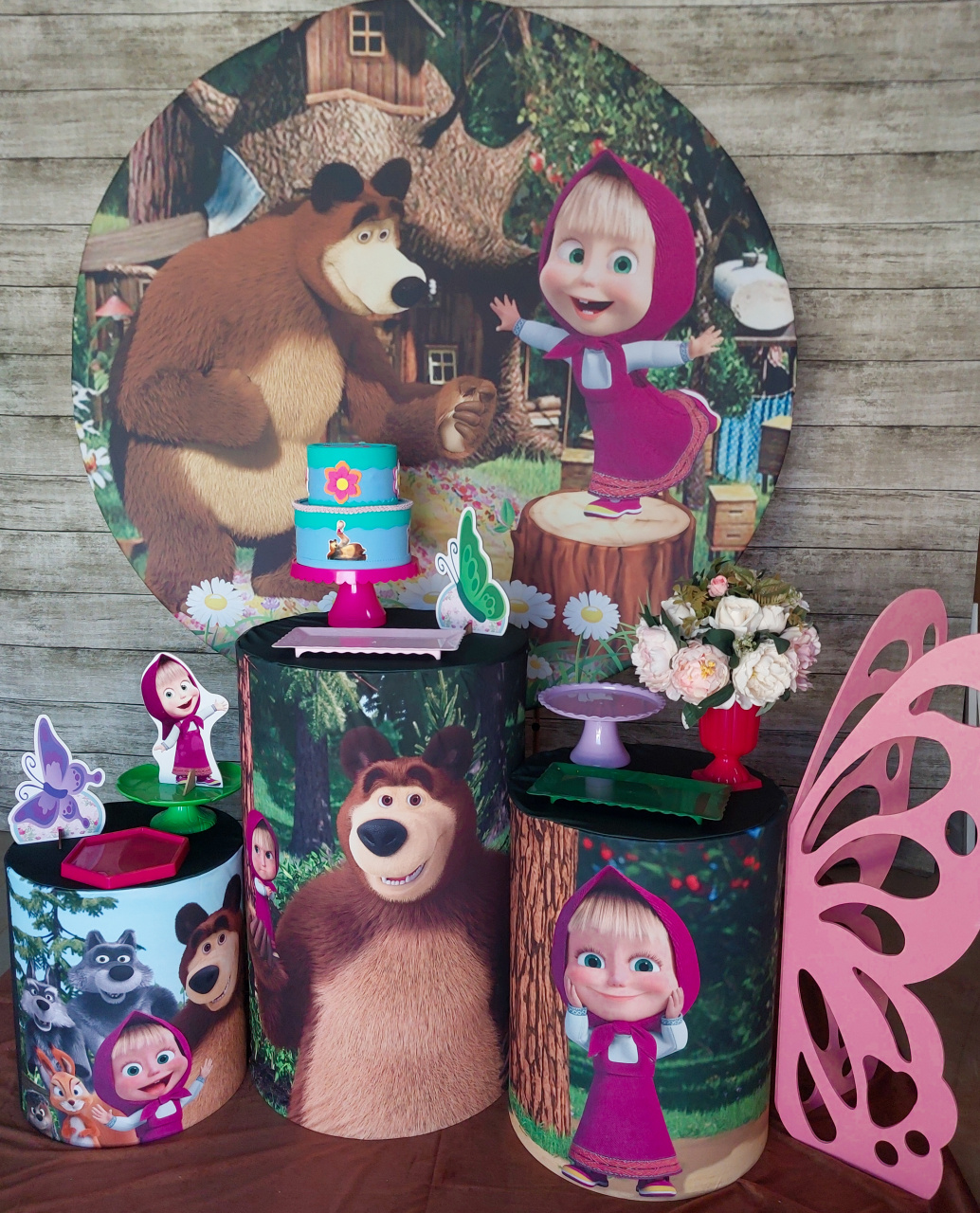 Marsha E O Urso - Kit Promocional - Anelan Artes e Decorações