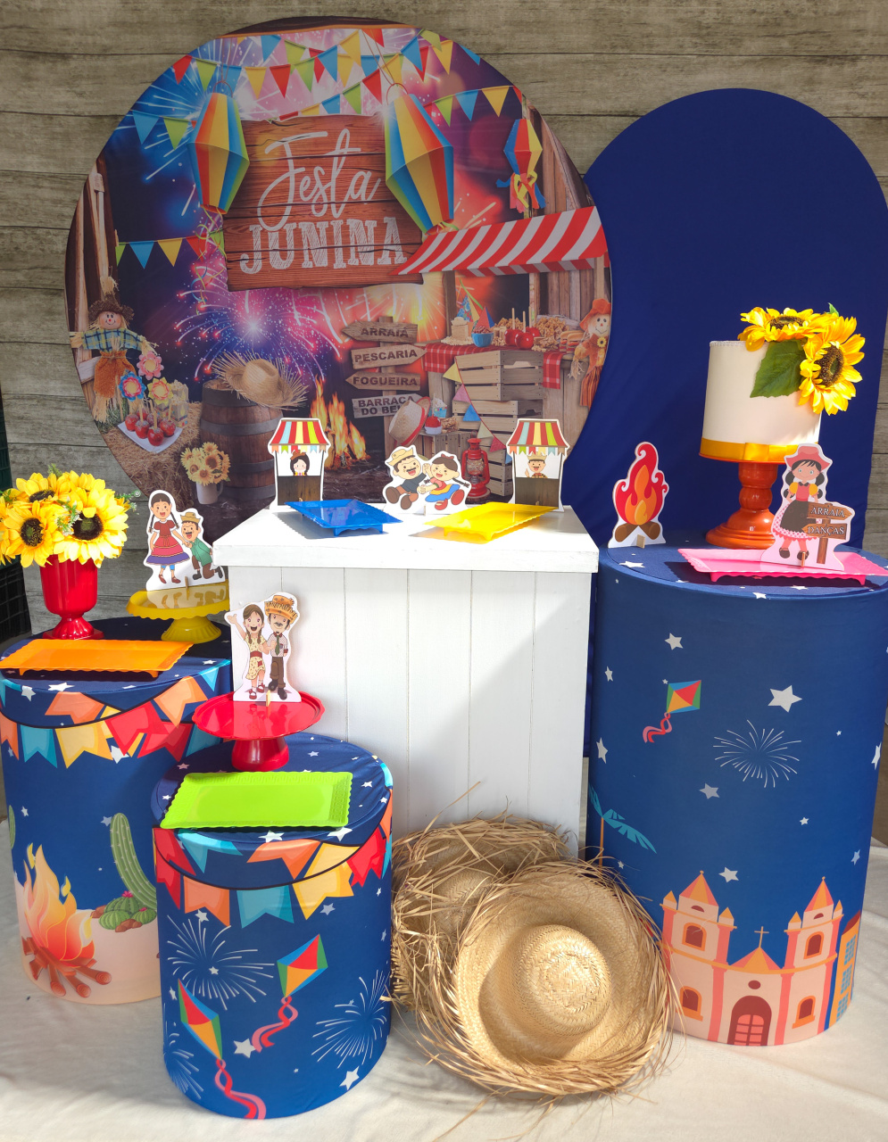 Festa Junina - Kit Ouro - Anelan Artes e Decorações
