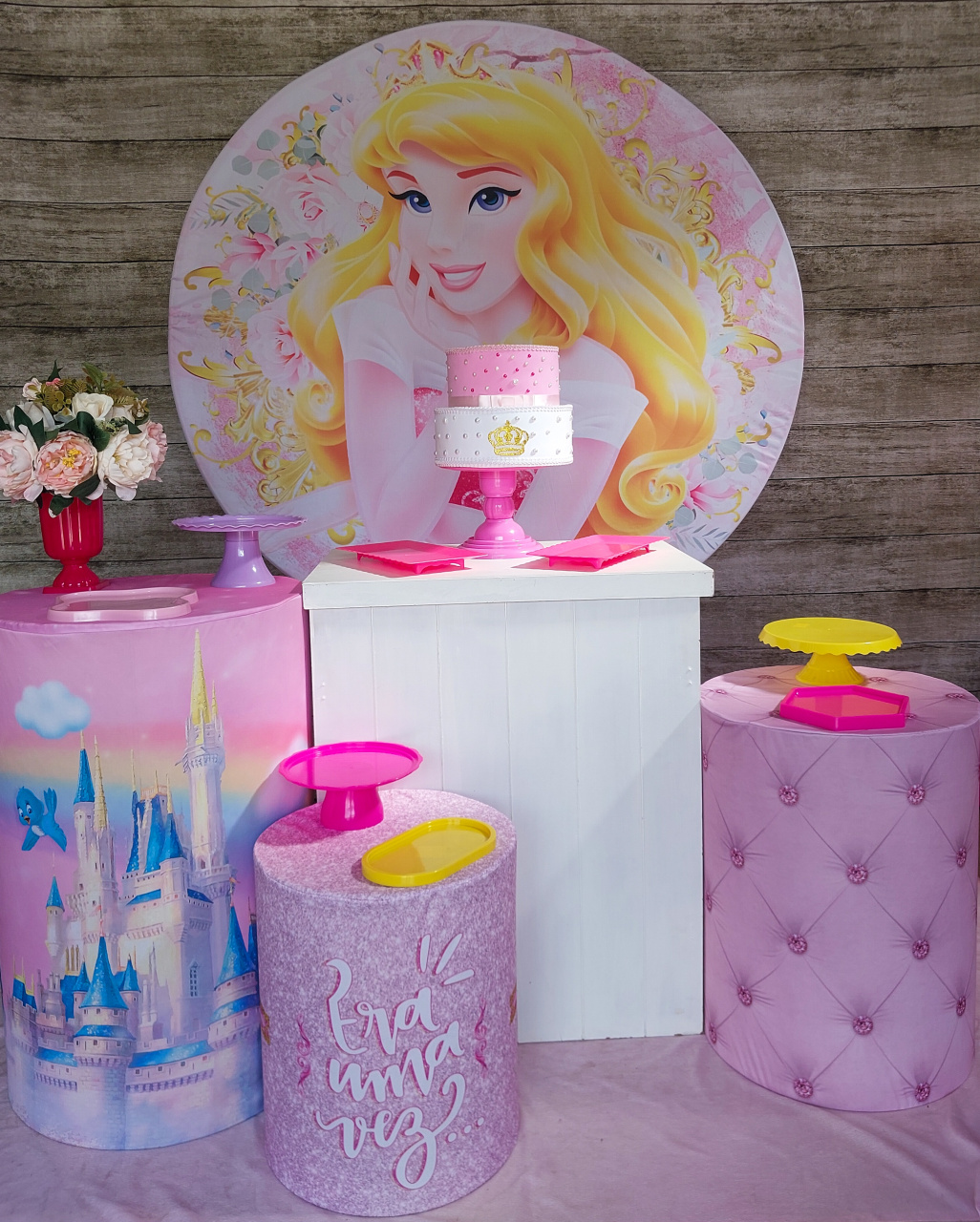 Bela Adormecida (Aurora) - Kit Prata - Anelan Artes e Decorações
