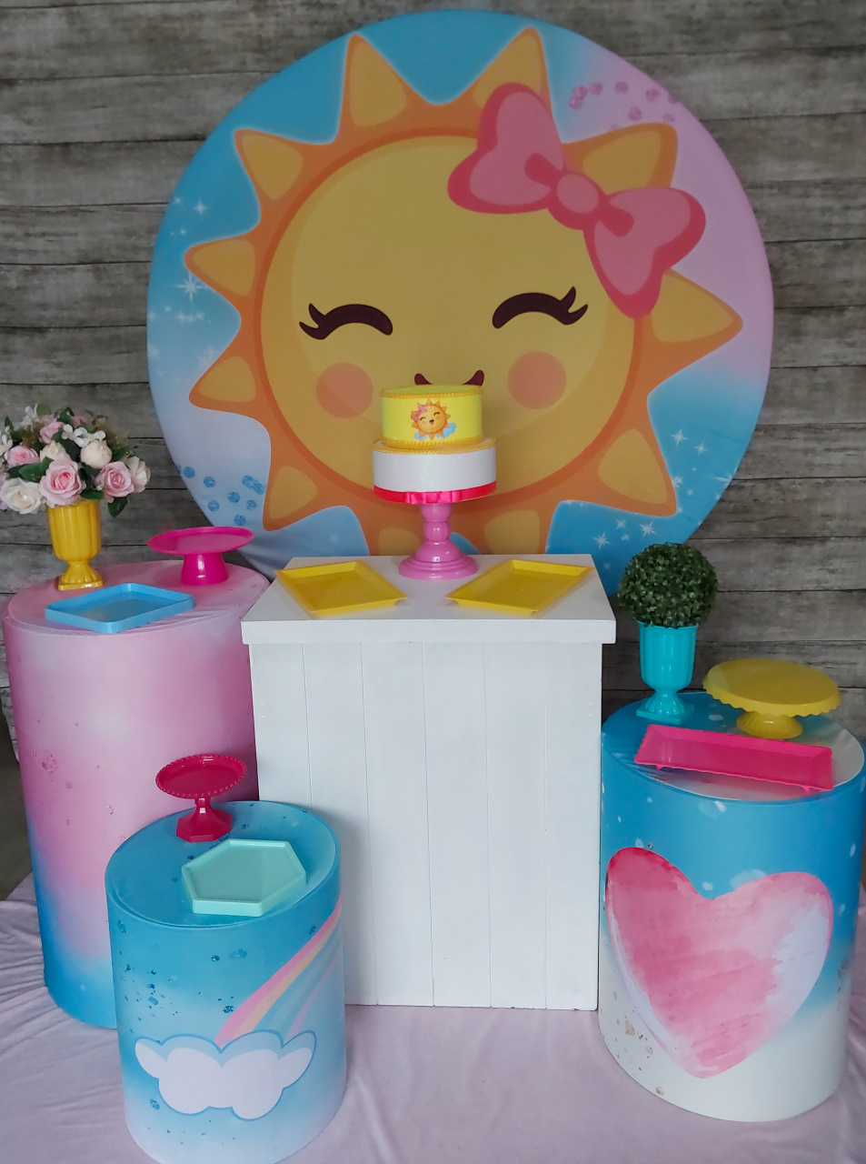 Solzinho - Kit Prata - Anelan Artes e Decorações