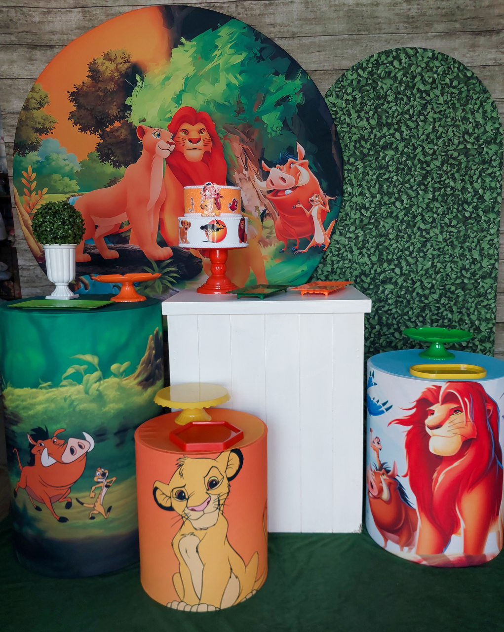 Rei Leão - Kit Ouro - Anelan Artes e Decorações