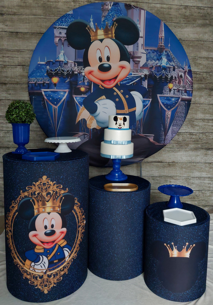 Mickey Realeza - Kit Promocional - Anelan Artes e Decorações