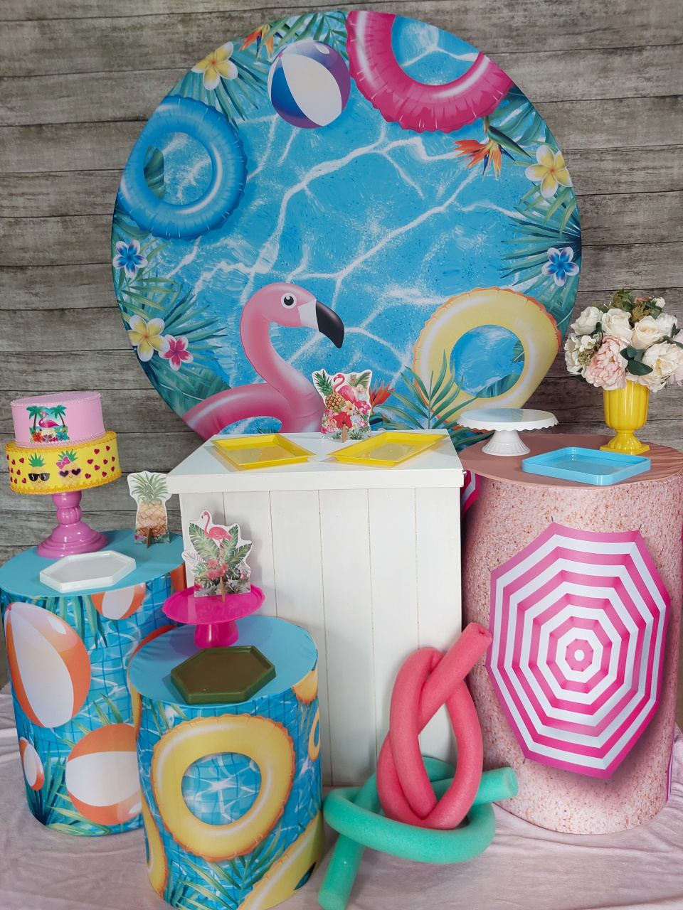 Piscina - Kit Prata - Anelan Artes e Decorações
