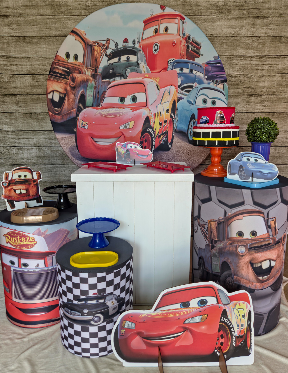 Carros - Kit Prata - Anelan Artes e Decorações