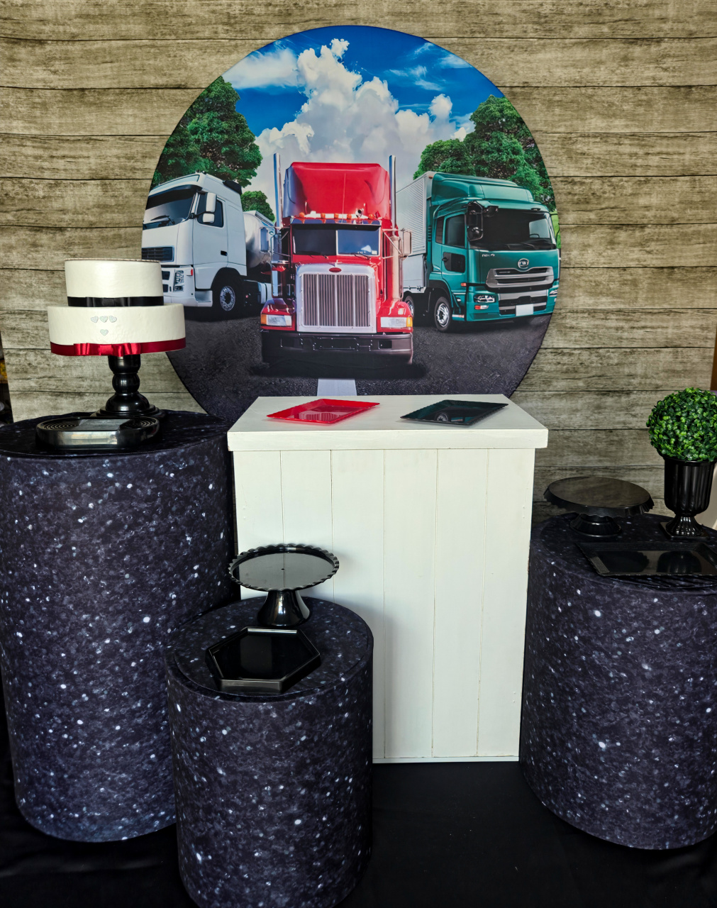 Caminhão - Kit Prata - Anelan Artes e Decorações