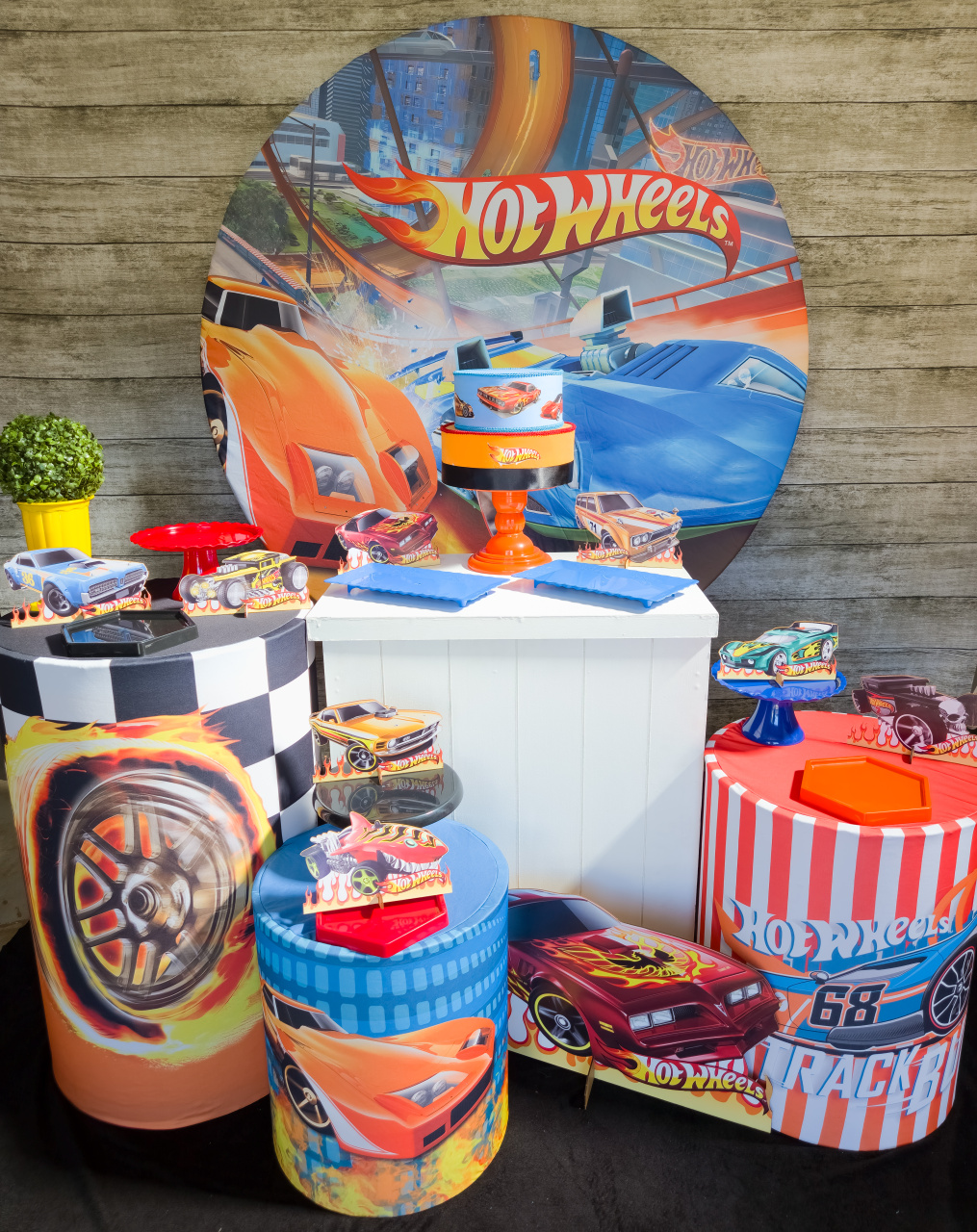Hot Wheels - Kit Prata - Anelan Artes e Decorações