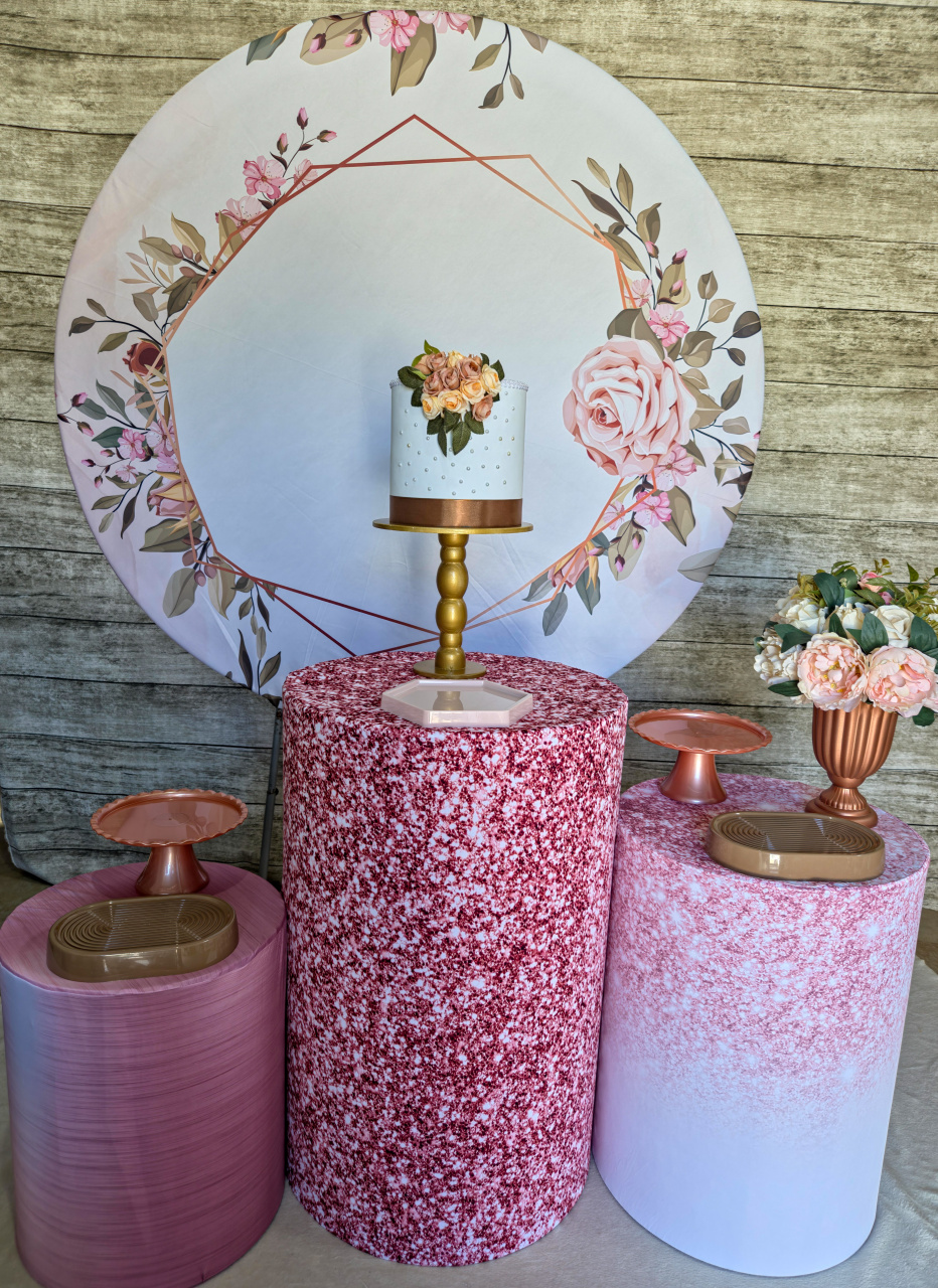 Floral Rosé - Kit Promocional - Anelan Artes e Decorações