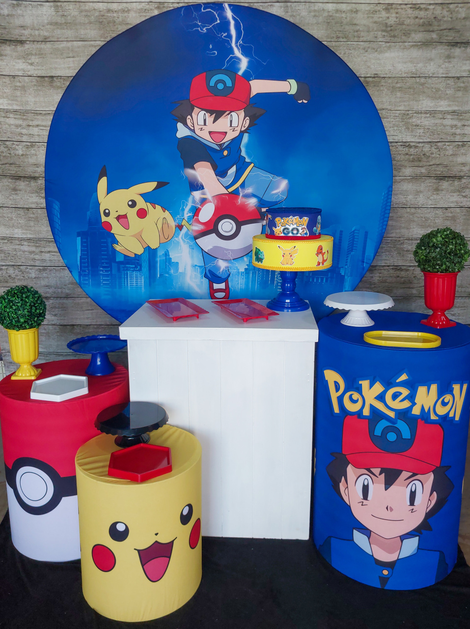 Pokémon - Kit Prata - Anelan Artes e Decorações