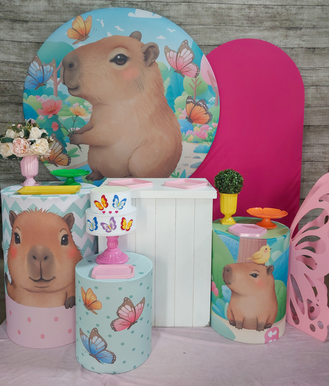 Capivara - Kit Ouro - Anelan Artes e Decorações
